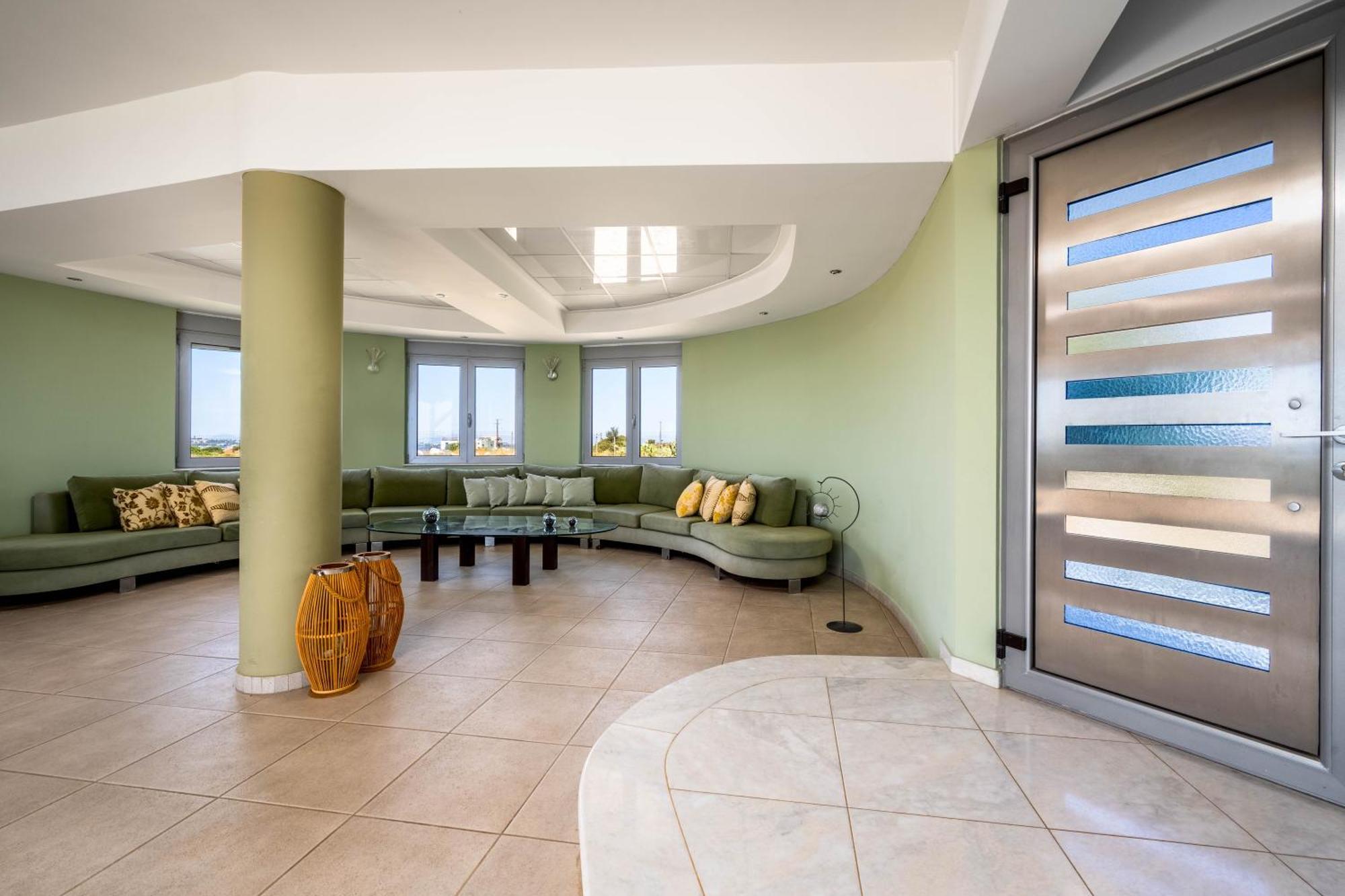 Villa Zafira - Seaview Manor With Heated Pool Kallithéa 외부 사진