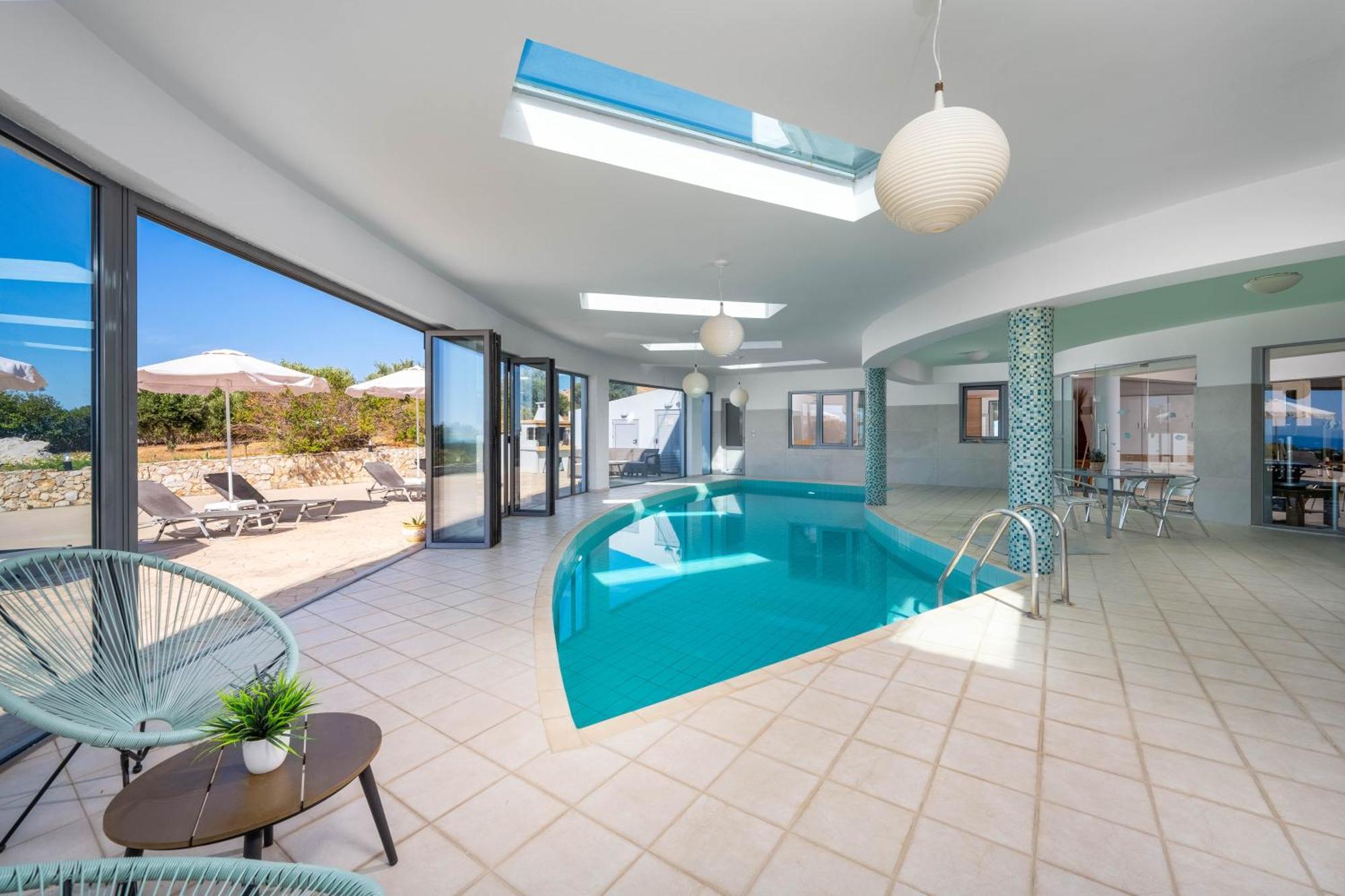 Villa Zafira - Seaview Manor With Heated Pool Kallithéa 외부 사진