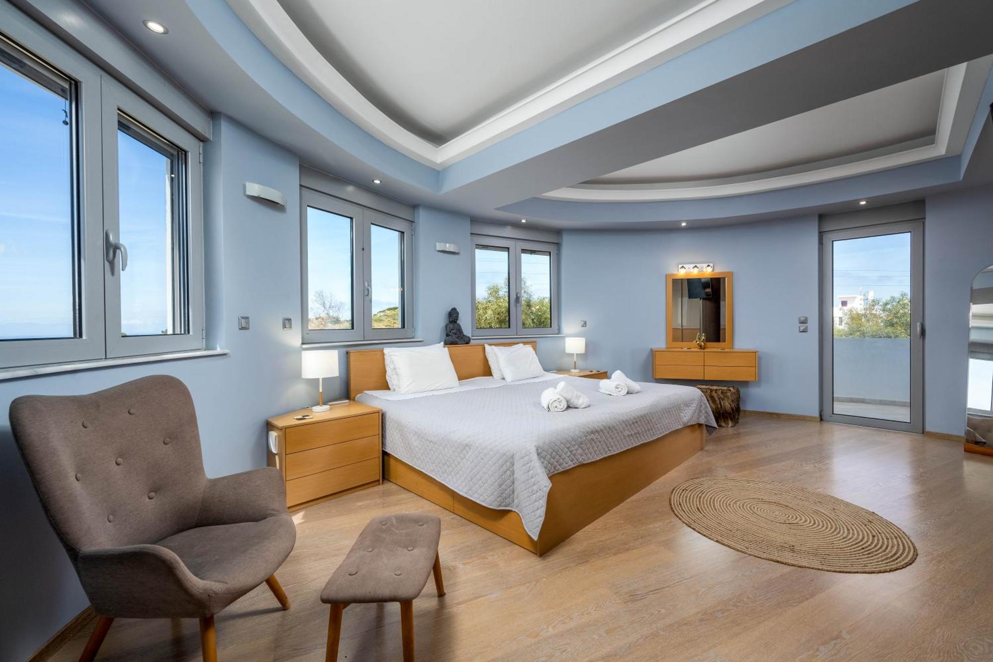 Villa Zafira - Seaview Manor With Heated Pool Kallithéa 외부 사진