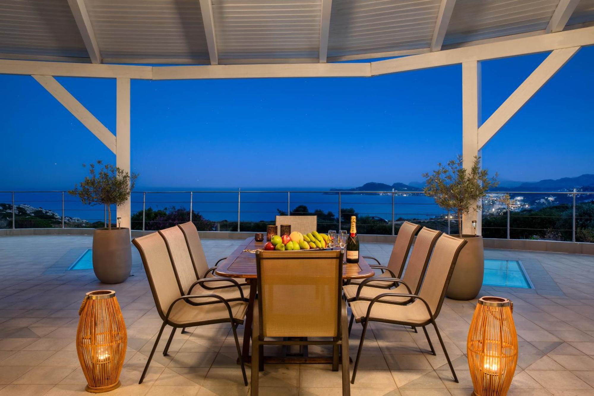 Villa Zafira - Seaview Manor With Heated Pool Kallithéa 외부 사진