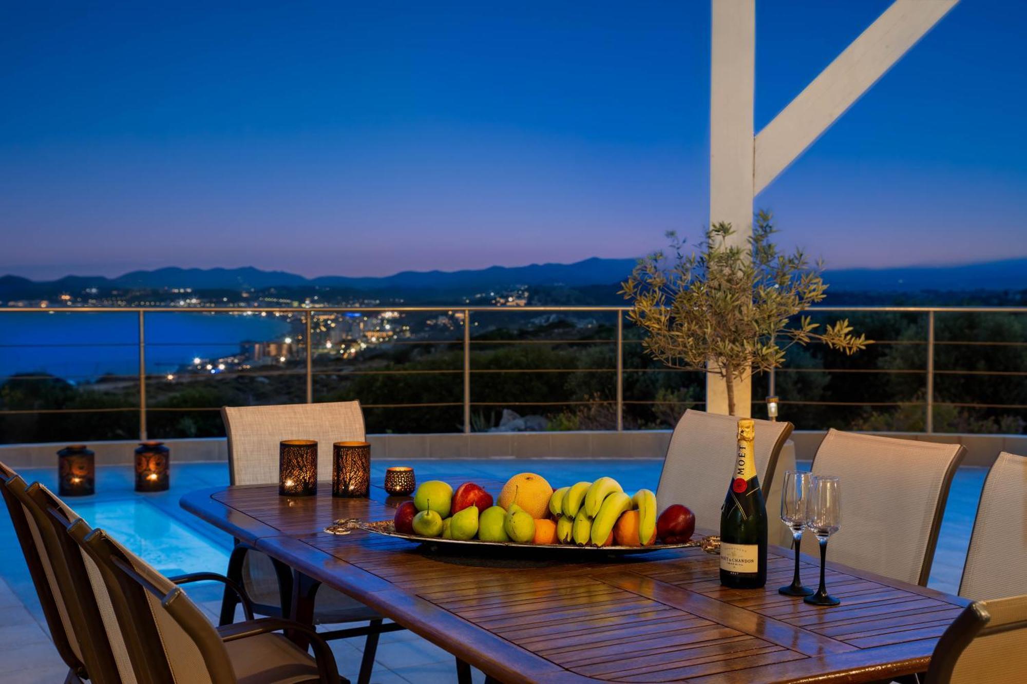 Villa Zafira - Seaview Manor With Heated Pool Kallithéa 외부 사진
