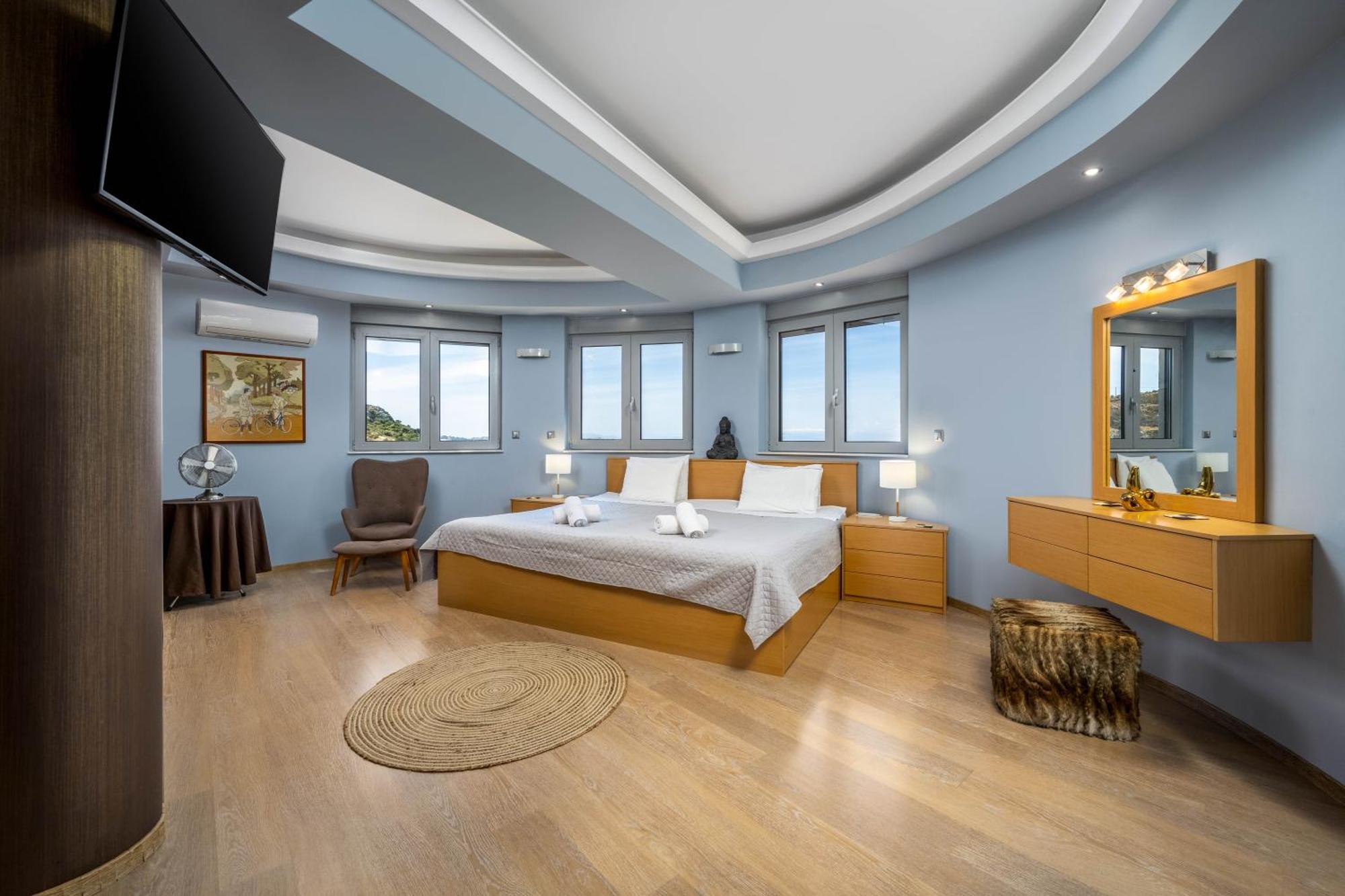 Villa Zafira - Seaview Manor With Heated Pool Kallithéa 외부 사진